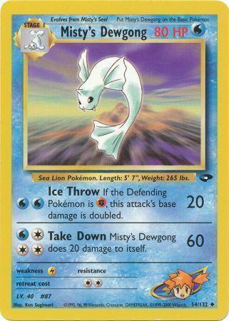 Misty's Dewgong Card Front