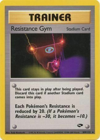 Resistance Gym Card Front