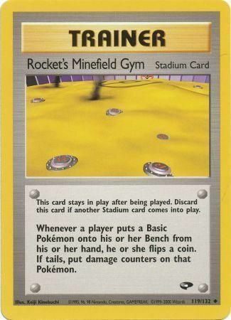 Rocket's Minefield Gym Card Front