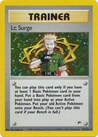 Lt. Surge Card Front