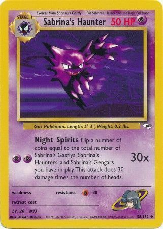 Sabrina's Haunter Card Front