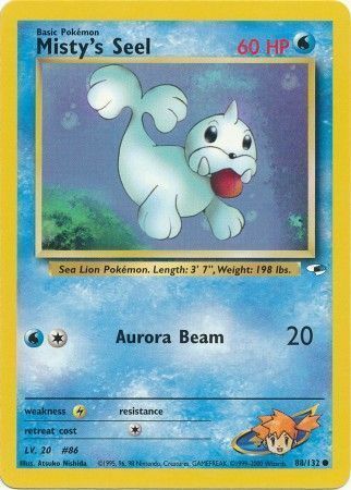 Misty's Seel Card Front