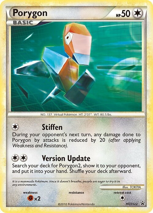 Porygon Card Front