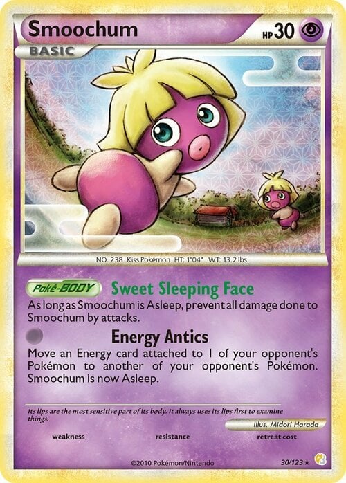 Smoochum Card Front