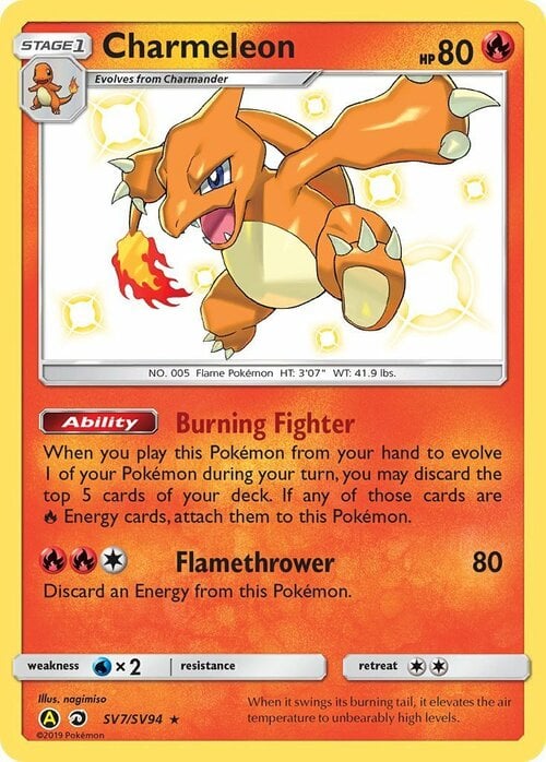 Charmeleon Card Front