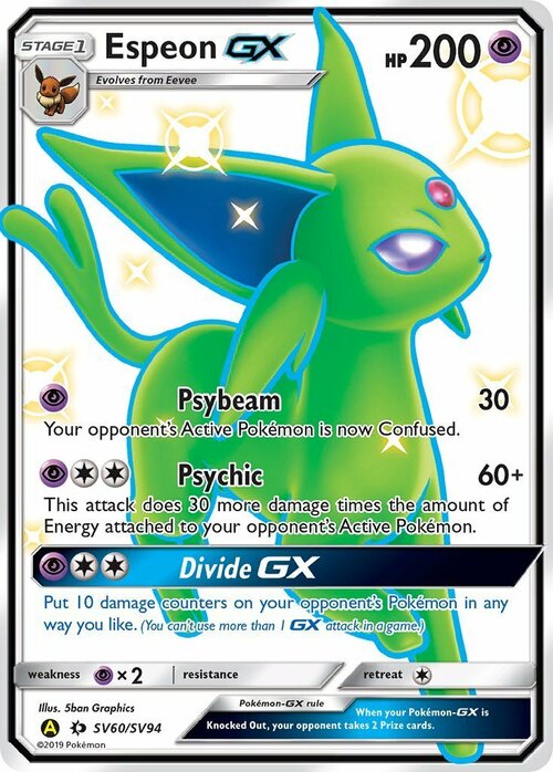 Espeon GX Card Front