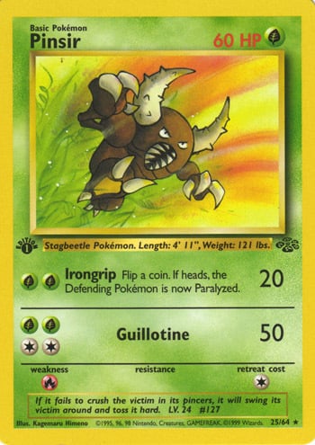 Pinsir Card Front