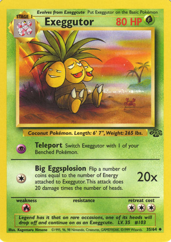 Exeggutor Card Front