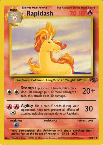 Rapidash Card Front