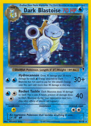 Dark Blastoise [Hydrocannon | Rocket Tackle]