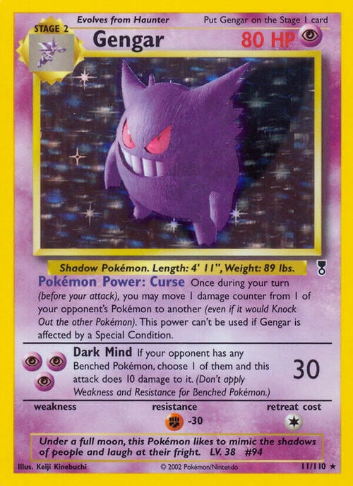 Gengar Card Front