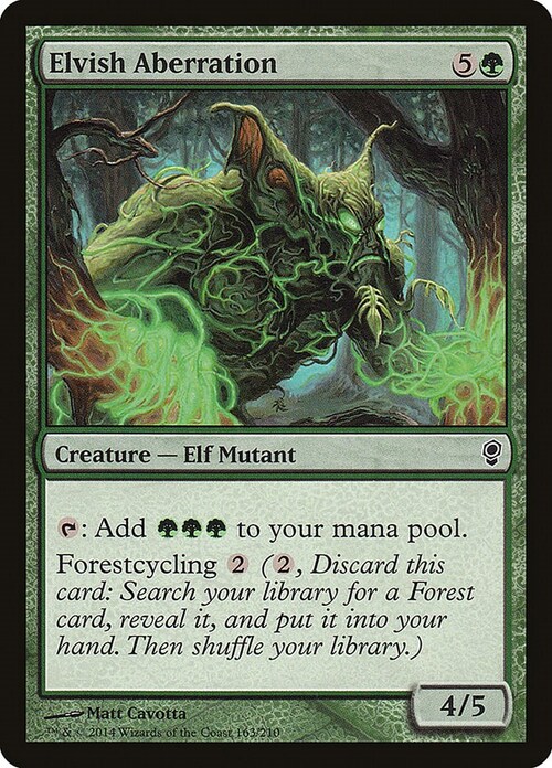 Elvish Aberration Card Front