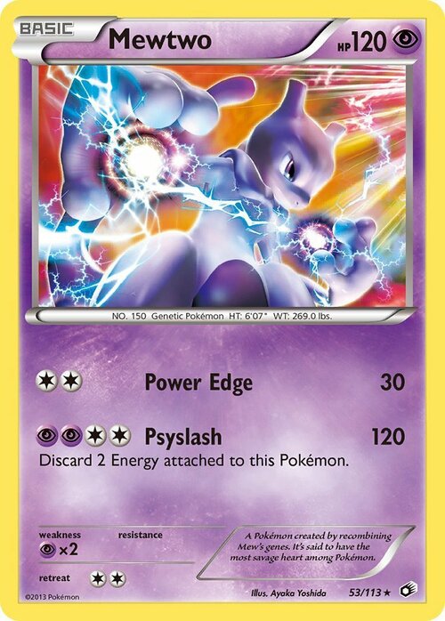 Mewtwo Card Front