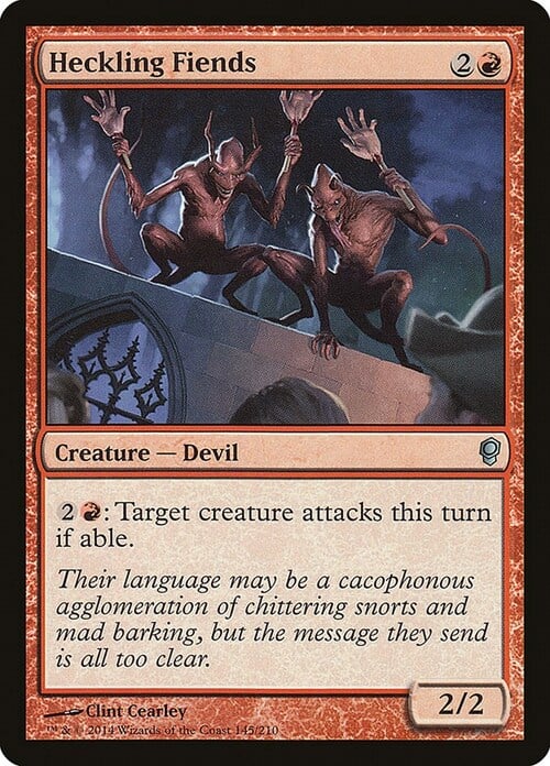 Heckling Fiends Card Front