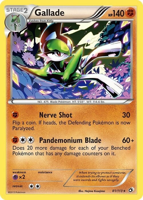 Gallade Card Front