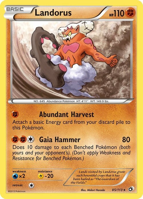 Landorus Card Front