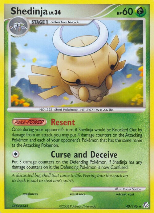 Shedinja Lv.34 Card Front