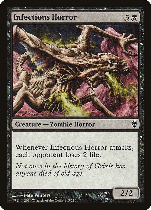 Infectious Horror Card Front