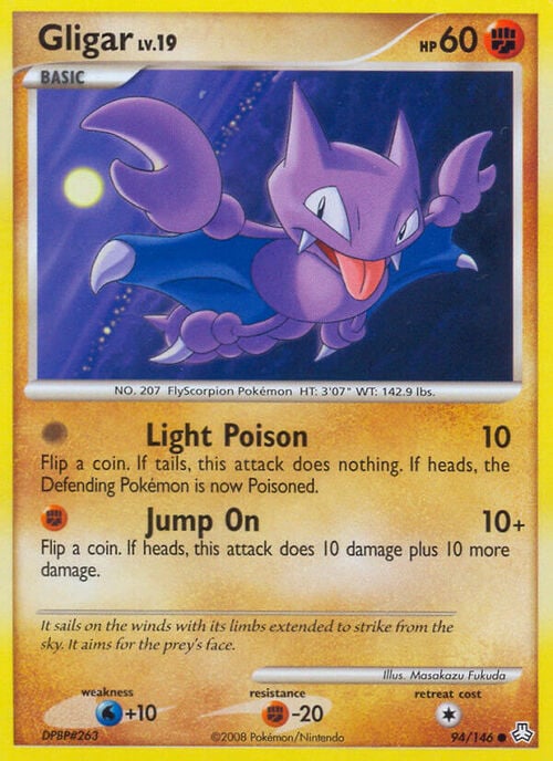 Gligar Lv.19 Card Front