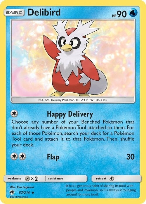 Delibird Card Front