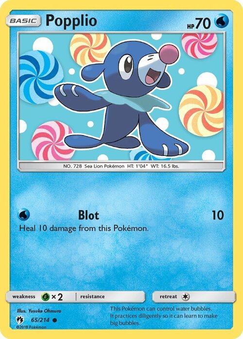 Popplio Card Front