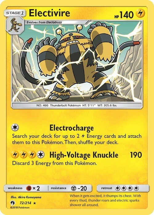 Electivire Card Front