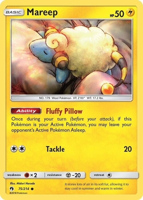 Mareep Card Front