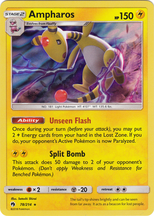 Ampharos Card Front