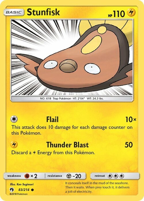 Stunfisk Card Front