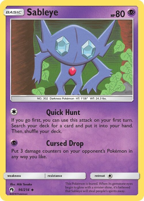 Sableye Card Front