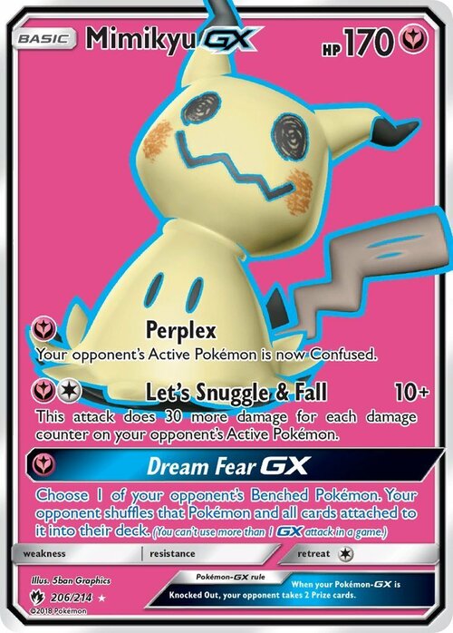 Mimikyu GX Card Front