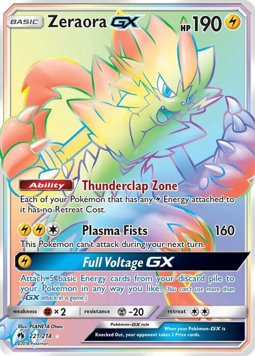 Zeraora GX Card Front