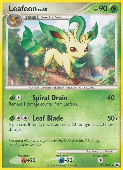 Leafeon Card Front