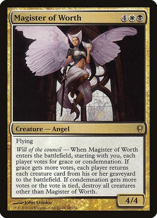 Magister of Worth Card Front