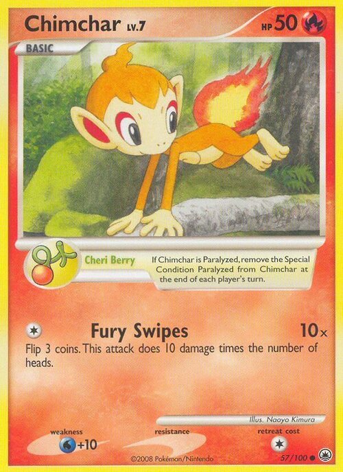 Chimchar Card Front