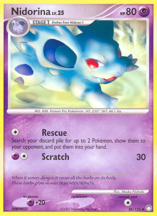 Nidorina Card Front