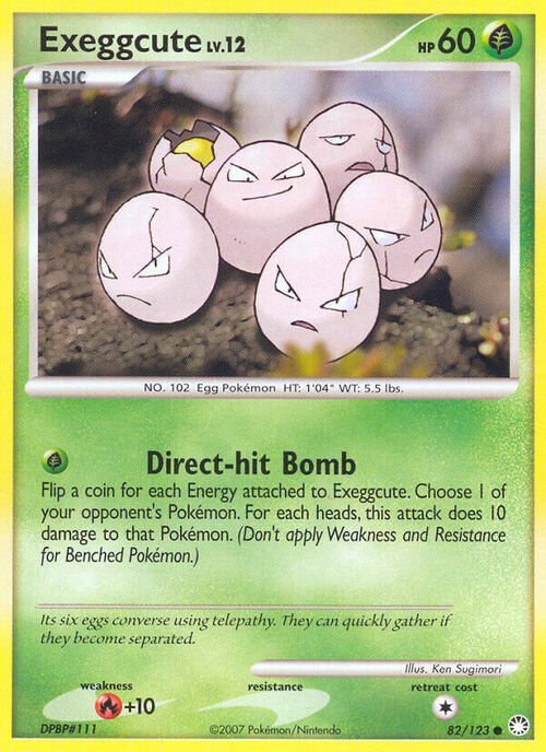 Exeggcute Card Front