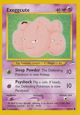 Exeggcute Card Front