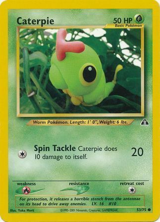 Caterpie Card Front