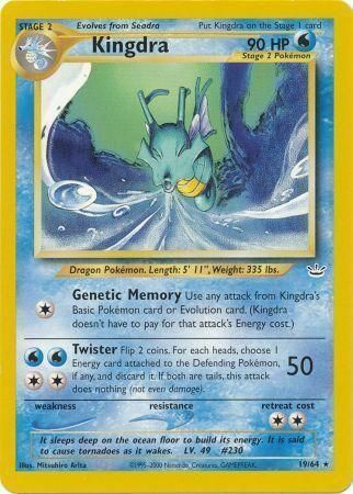 Kingdra Card Front