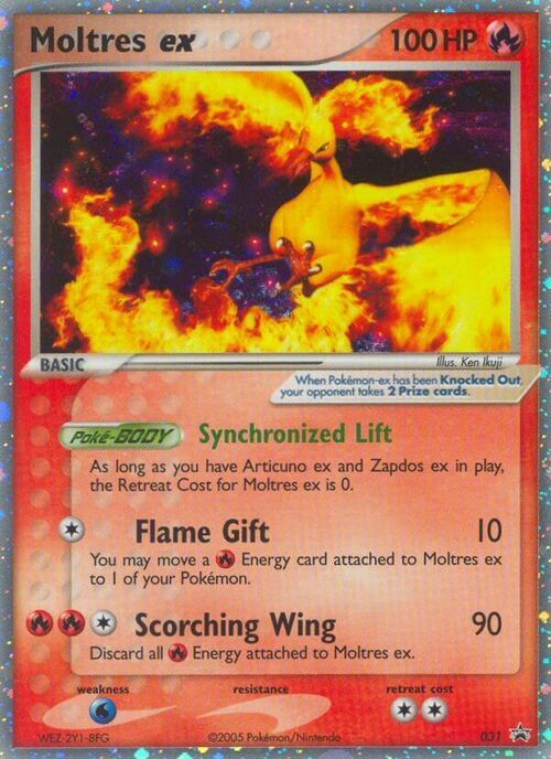 Moltres ex Card Front