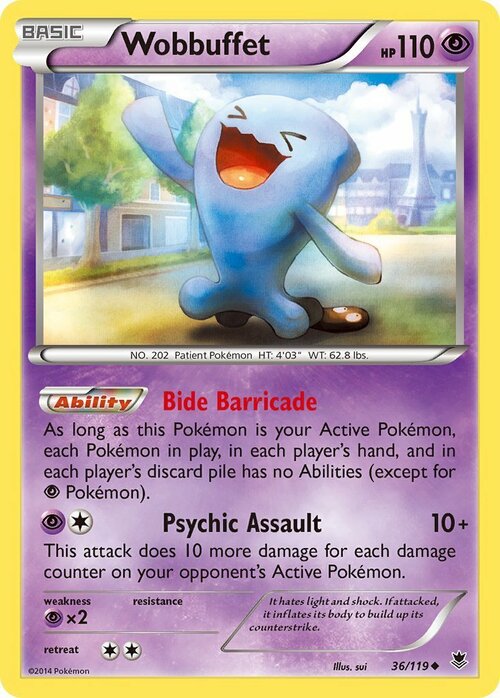 Wobbuffet Card Front