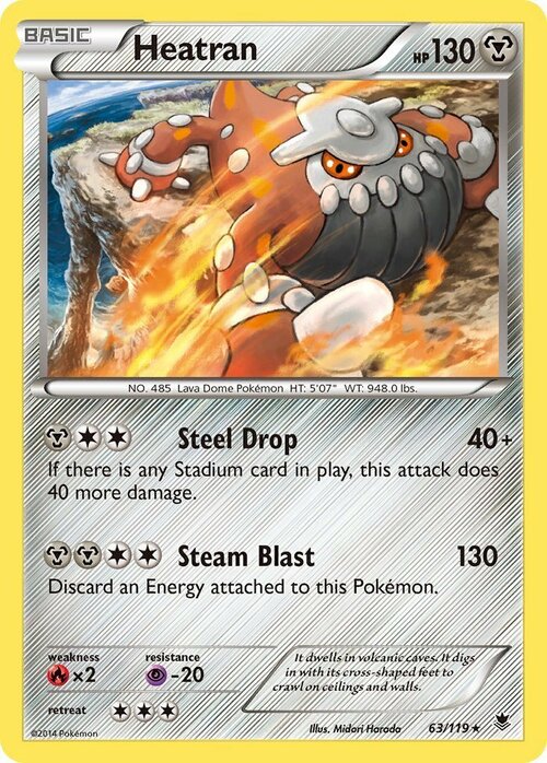 Heatran Card Front