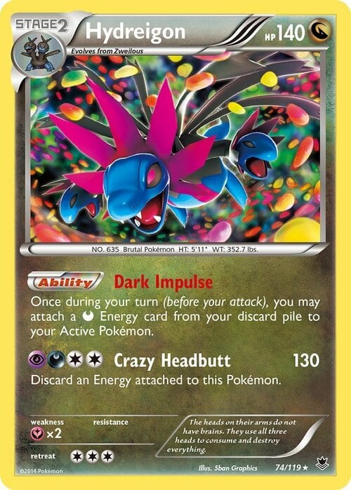 Hydreigon Card Front