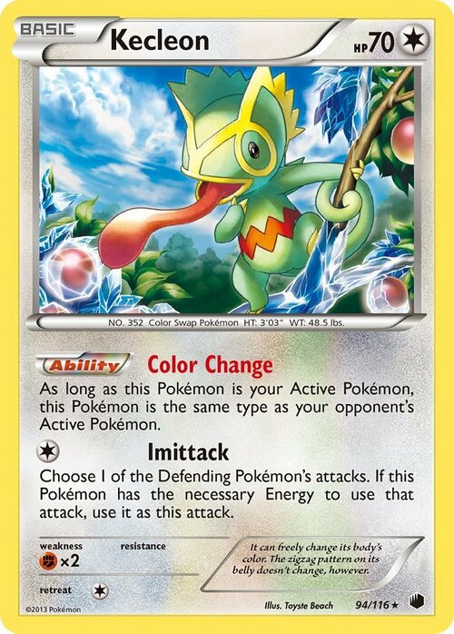 Kecleon Card Front