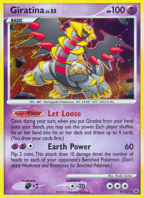 Giratina Lv.55 Card Front