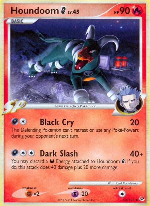 Houndoom G Lv.45 Card Front