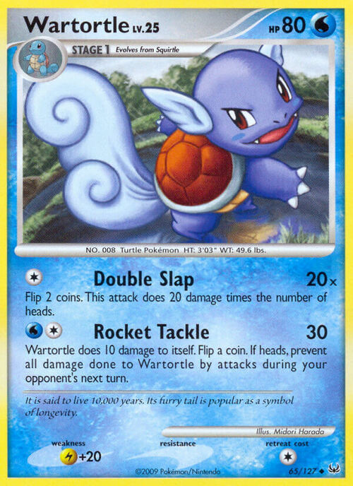 Wartortle Lv.25 Card Front