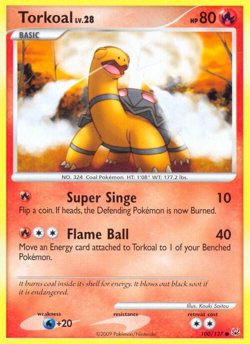 Torkoal Lv.28 Card Front