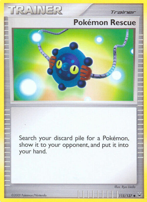 Pokémon Rescue Card Front